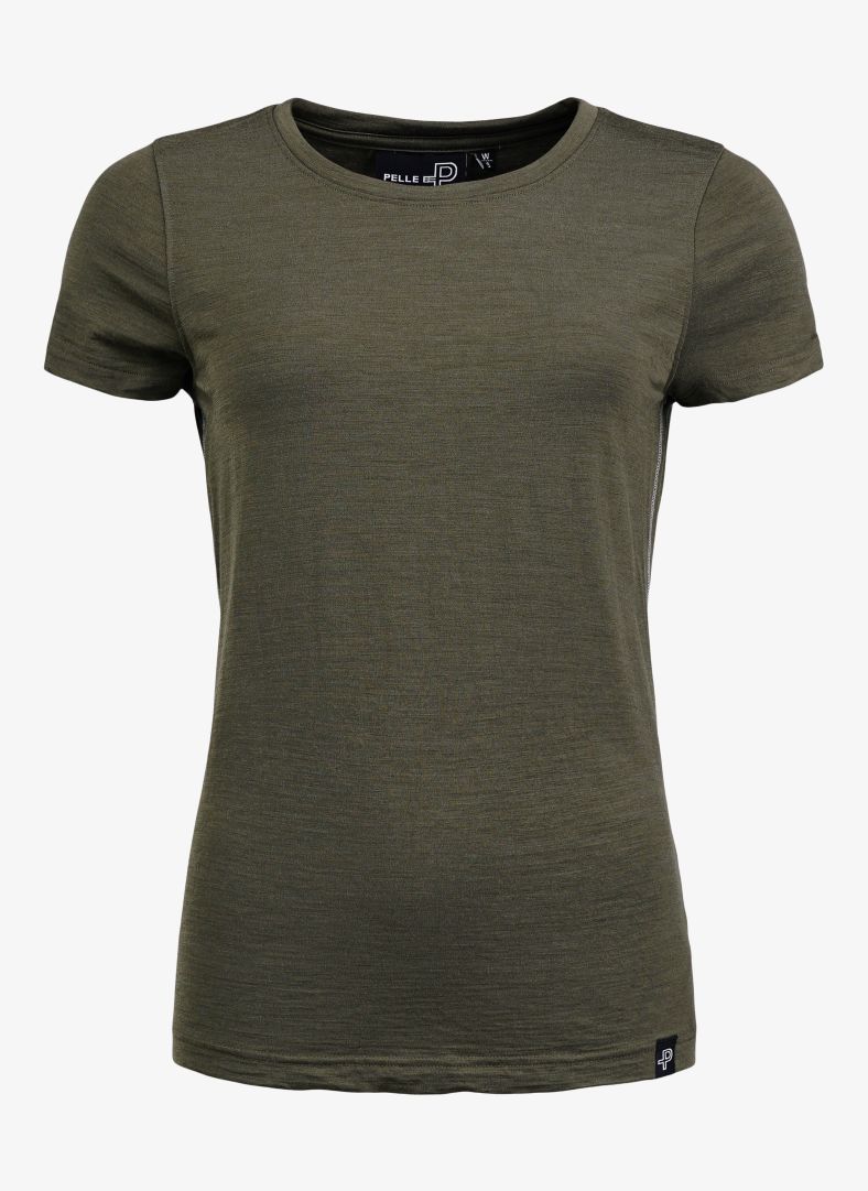 W Merboo tee Khaki Green