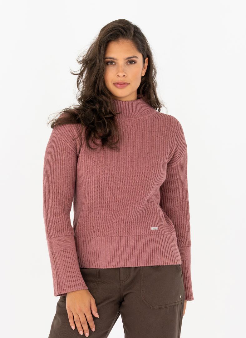 W Mons Funnel Neck Cold Blush