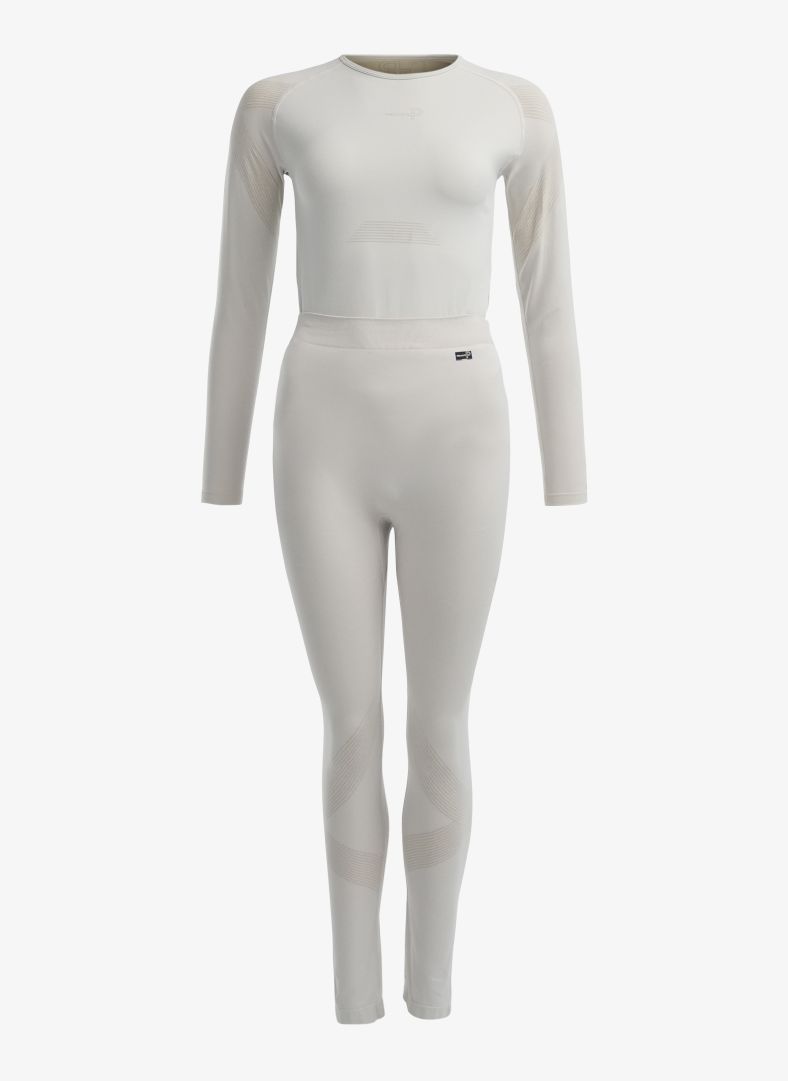 W Motion&nbsp;Baselayer&nbsp;Set&nbsp; Sand Dollar White