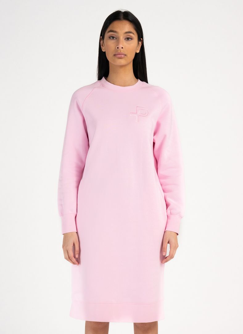 W P-Sweatshirt Dress Seashell Pink