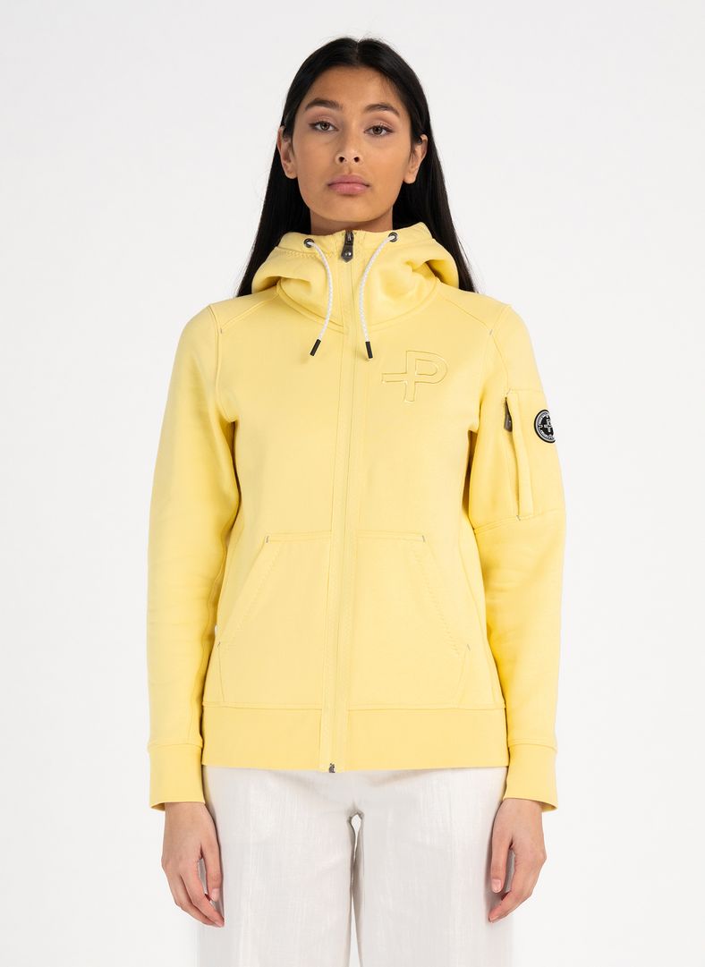 W P-hoodie Physalis Yellow