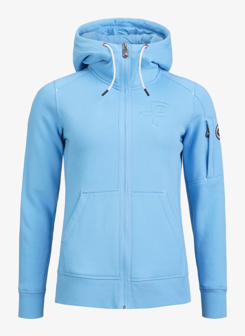 W P-hoodie Blue Akoya