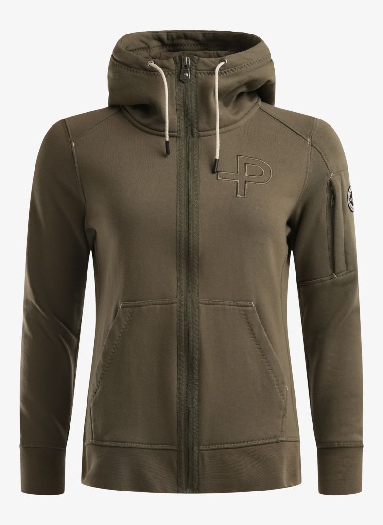 W P-hoodie W P-hoodie Earthbound Green