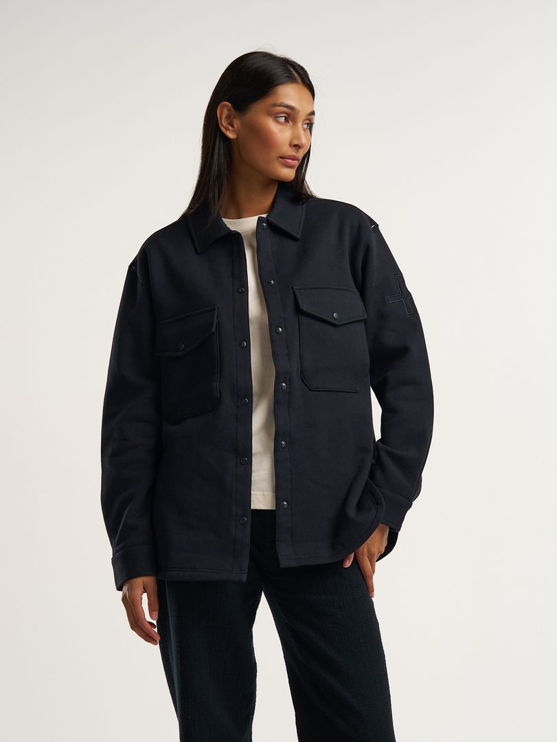 W P-Overshirt Dk Navy Blue