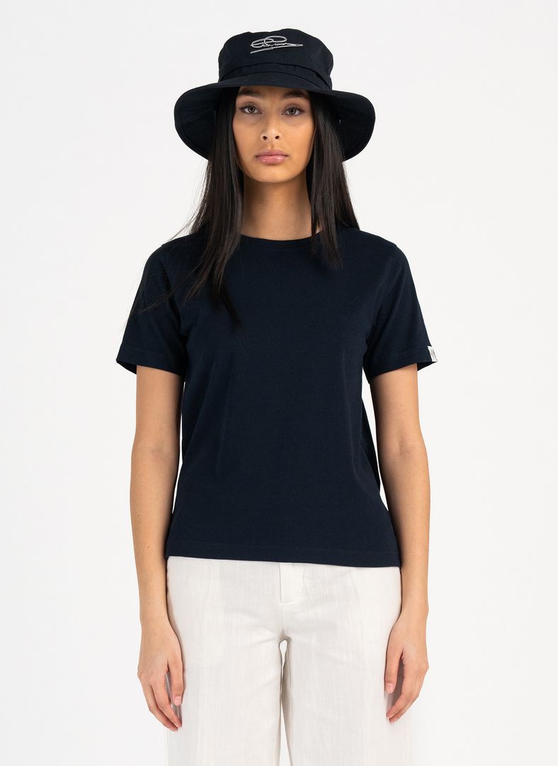 W Perus Organic Cotton Tee W Perus Organic Cotton Tee Dk Navy Blue