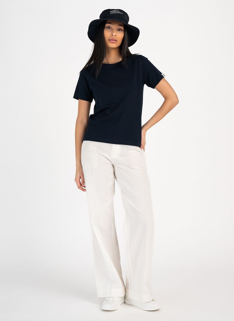 W Perus Organic Cotton Tee W Perus Organic Cotton Tee Dk Navy Blue