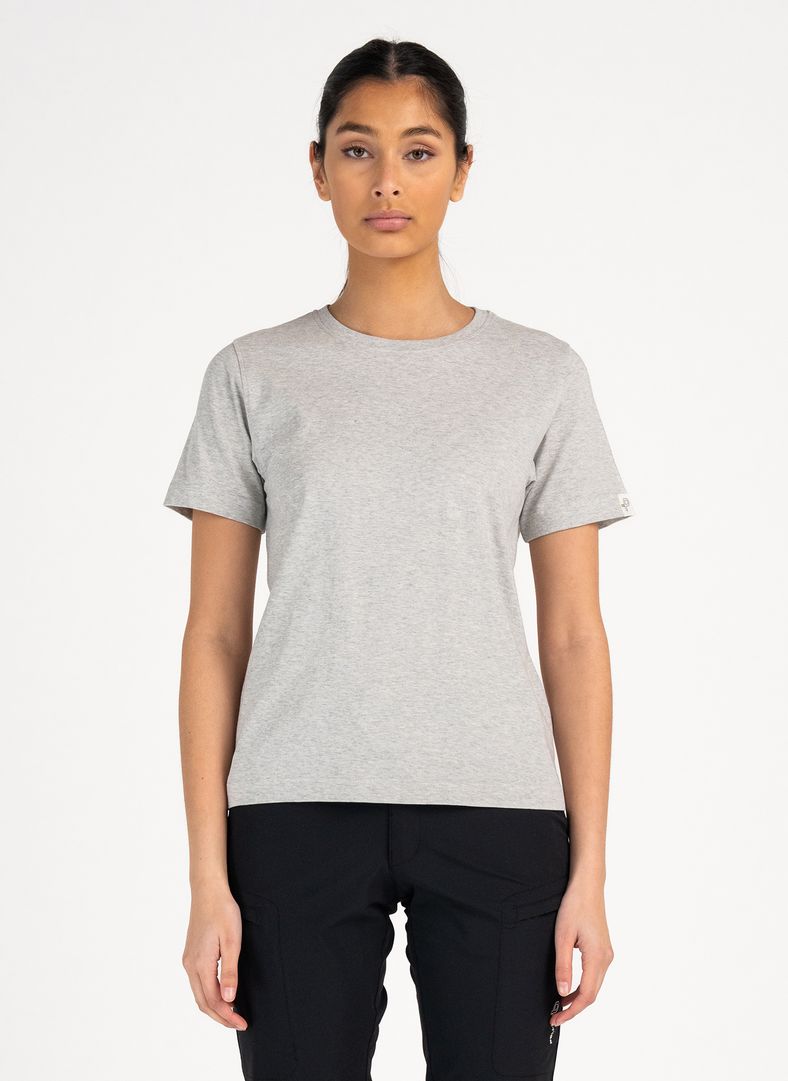 W Perus Organic Cotton Tee W Perus Organic Cotton Tee Light Grey melange