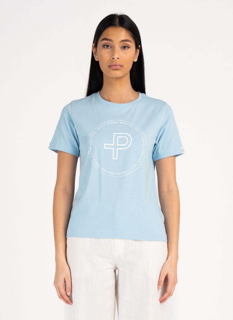 W Perus Organic Logo Tee W Perus Organic Logo Tee Atlas Blue