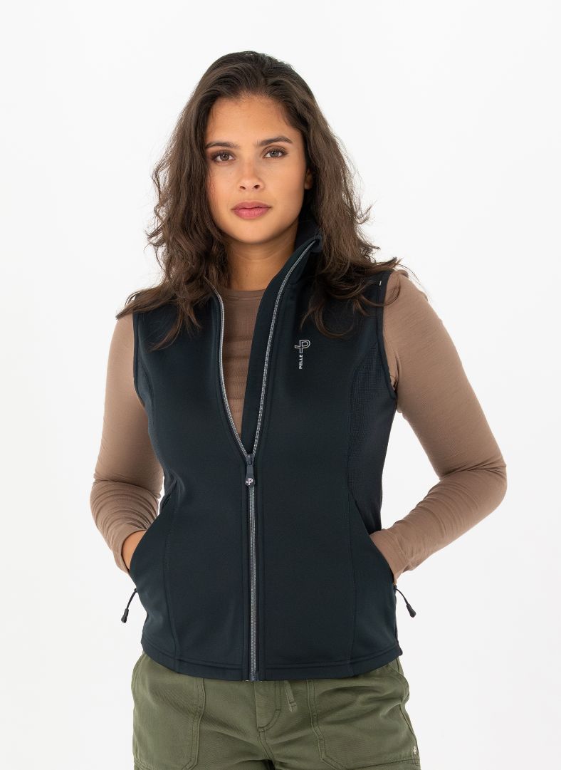 W Plannard Vest W Plannard Vest Dk Navy Blue