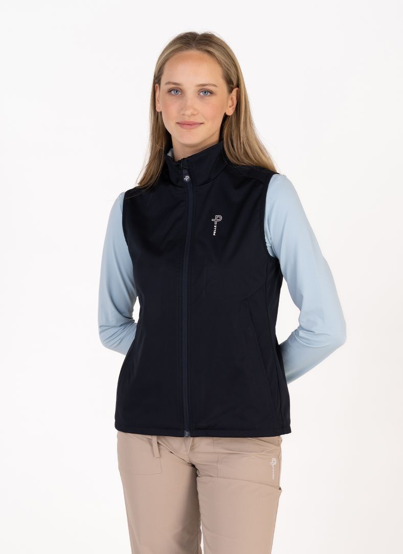 W Softshell Vest Dk Navy Blue