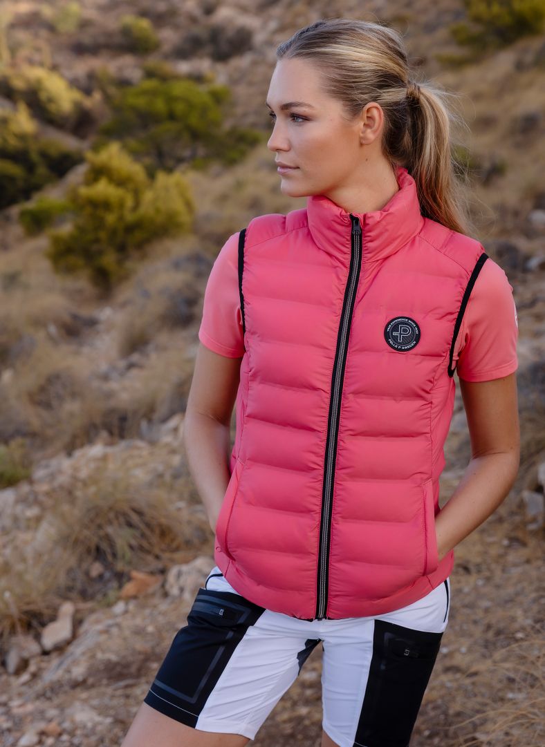W Tempest Vest Rasberry lemon