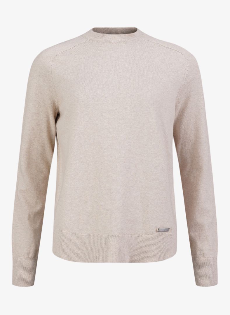 W Tiller Sweater Lt. Beige Oak Melange