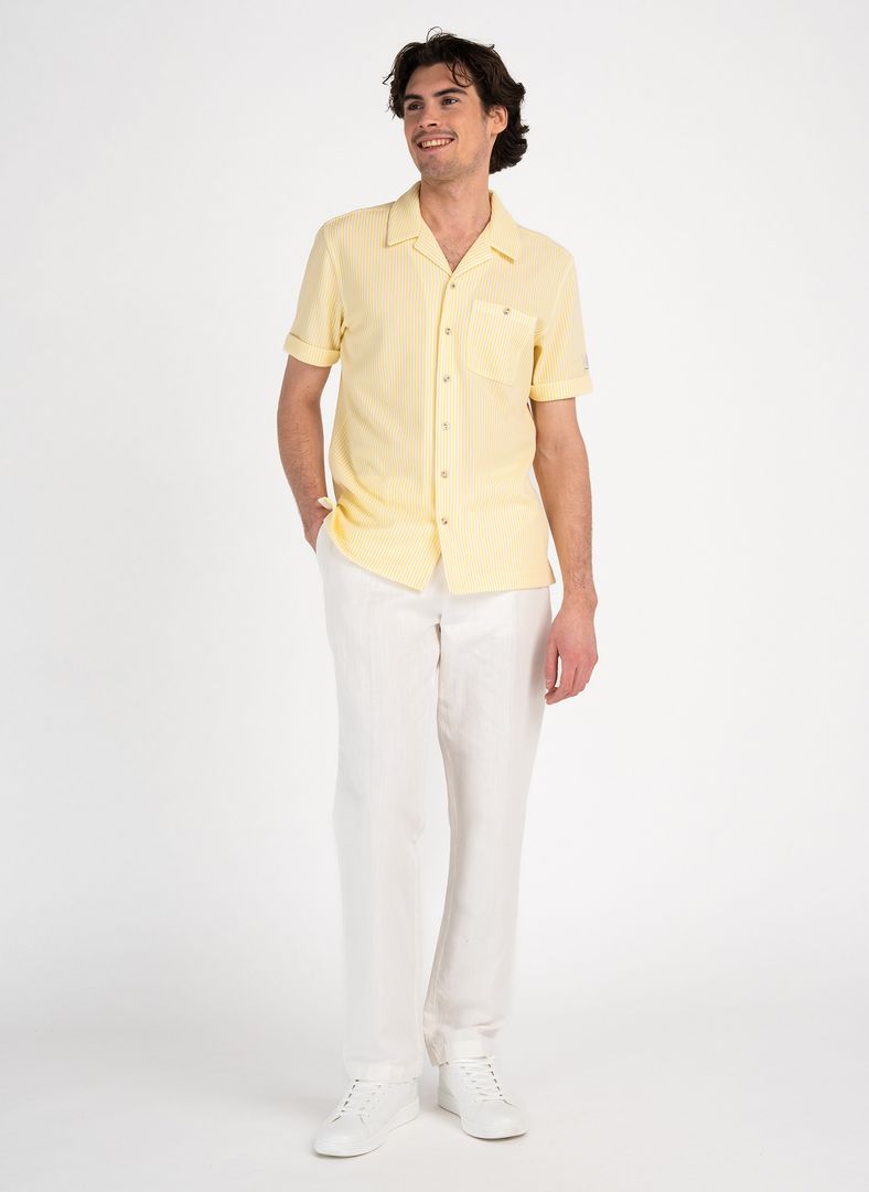 Brassie Shirt SS Physalis Yellow Str.