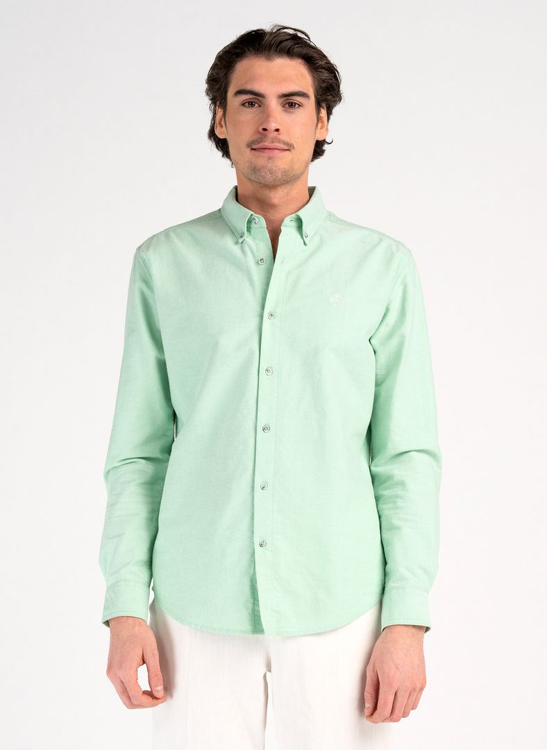 Crew Shirt Crew Shirt Lush Green Mélange