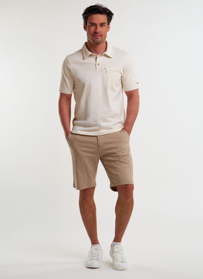 Navigo Polo Sand Dollar White