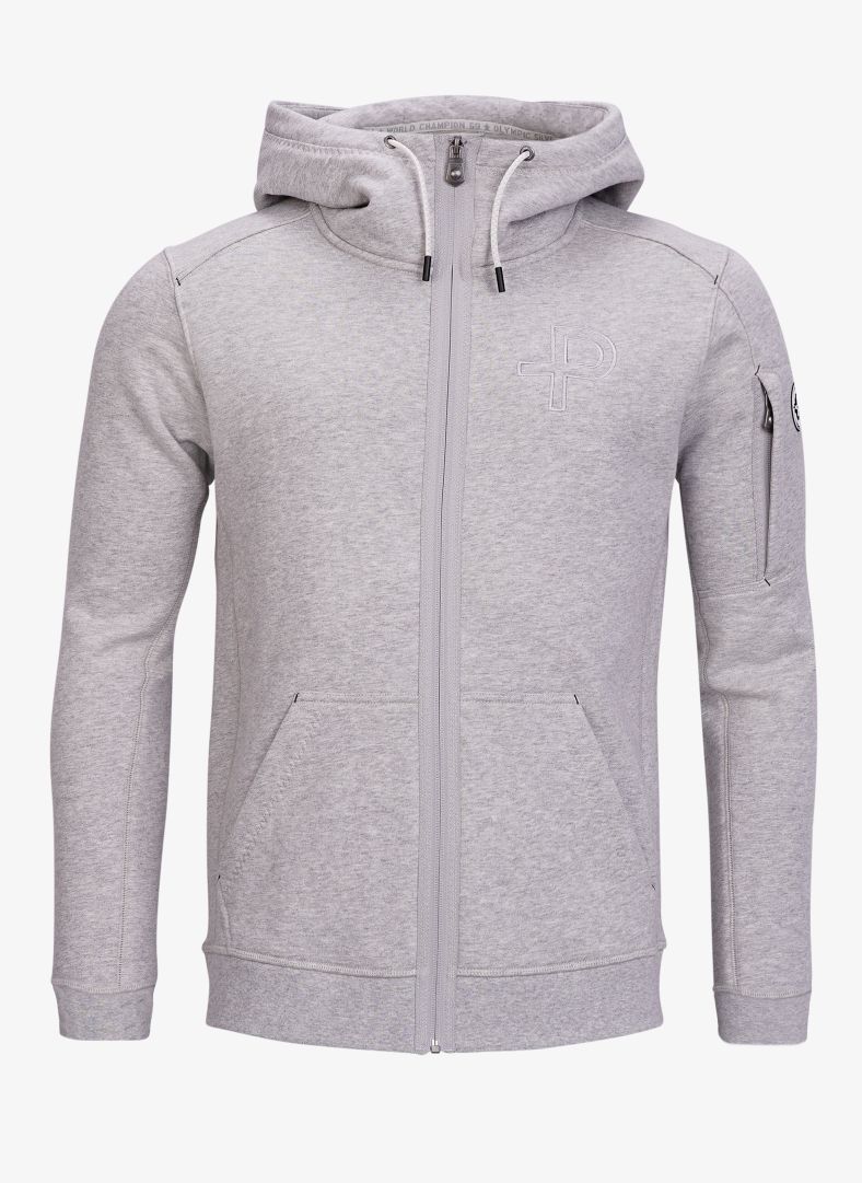 P-hoodie Light Grey melange