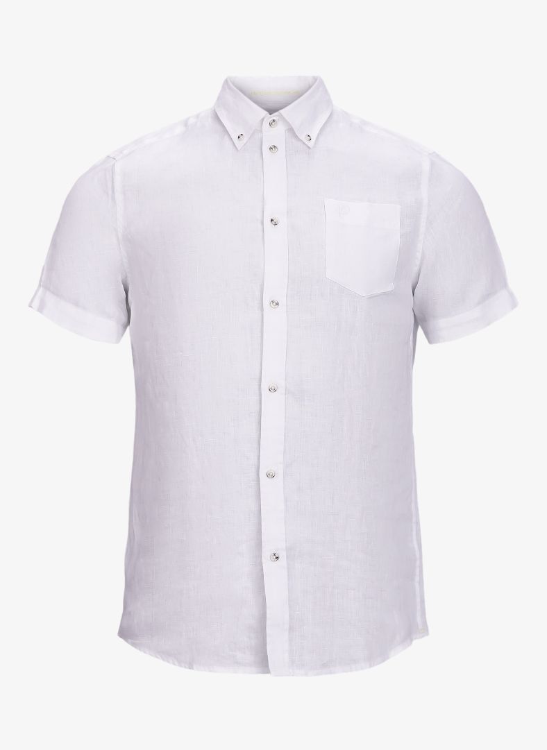 Linen SS shirt Linen SS shirt White