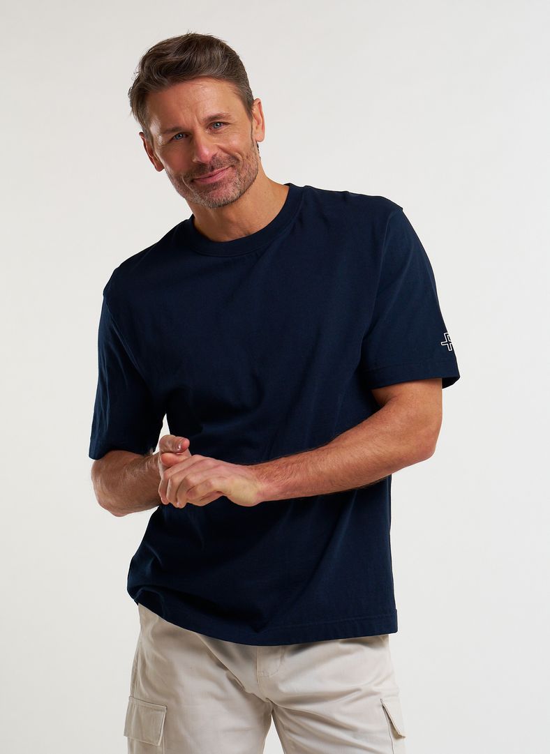 Robus Banner Eco Tee Robus Banner Eco Tee Dk Navy Blue