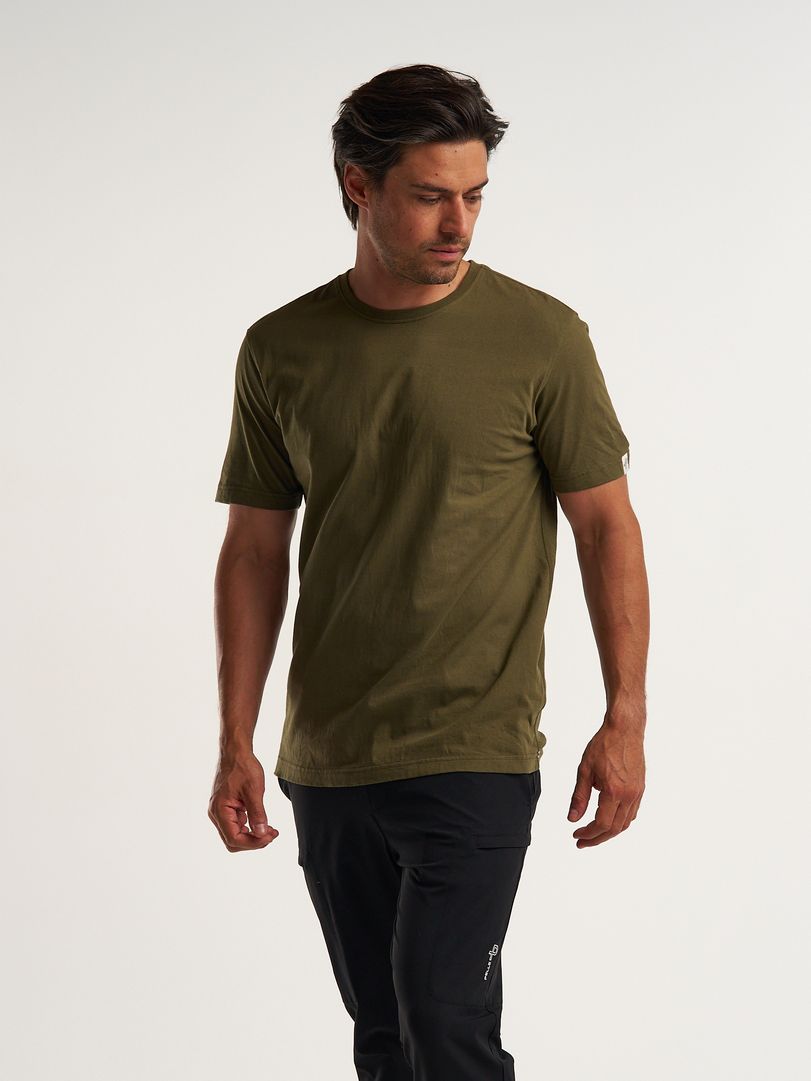 Perus Organic Cotton Tee Earthbound Green