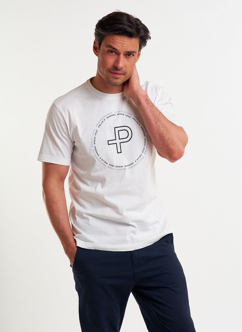 Perus Organic Logo Tee White