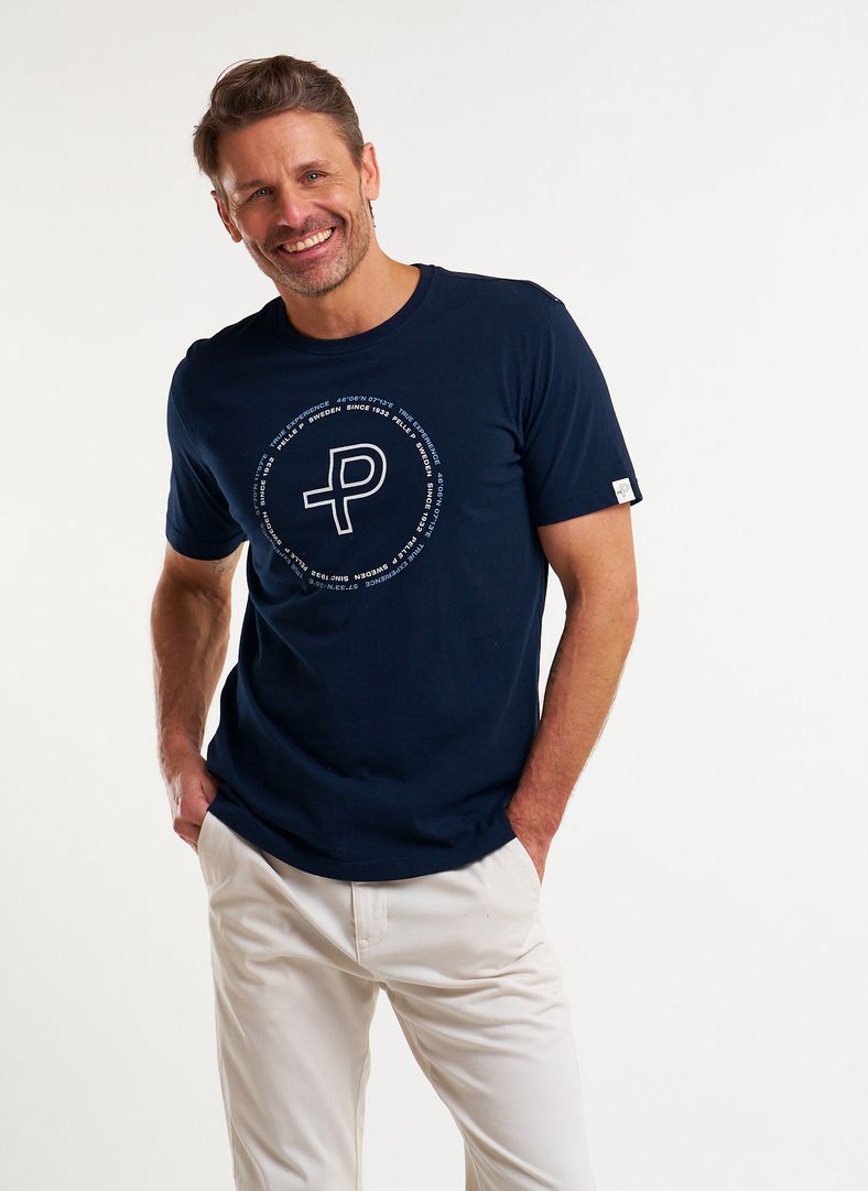 Perus Organic Logo Tee Perus Organic Logo Tee Dk Navy Blue