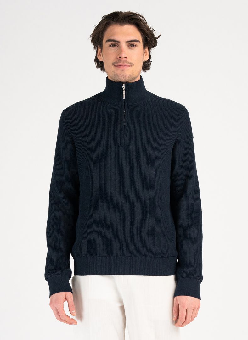 Tiller Half Zip WB Tiller Half Zip WB Dk Navy Blue