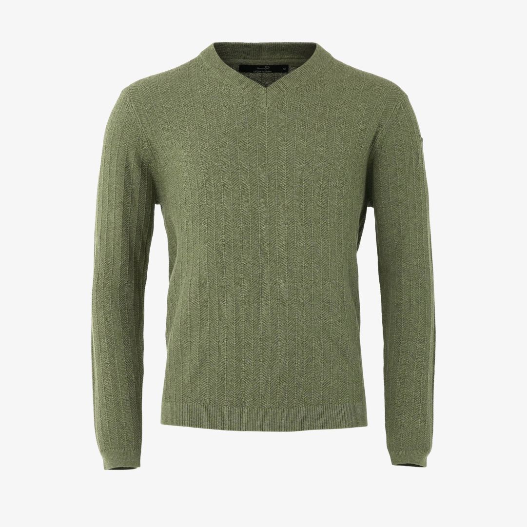 Tiller Herringbone V-neck Tiller Herringbone V-neck