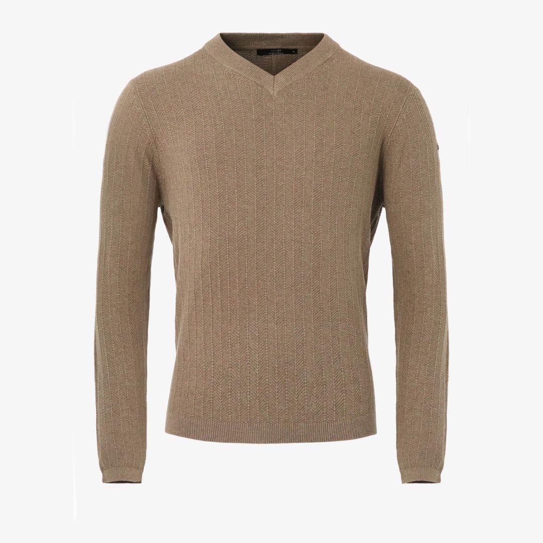 Tiller Herringbone V-neck Tiller Herringbone V-neck