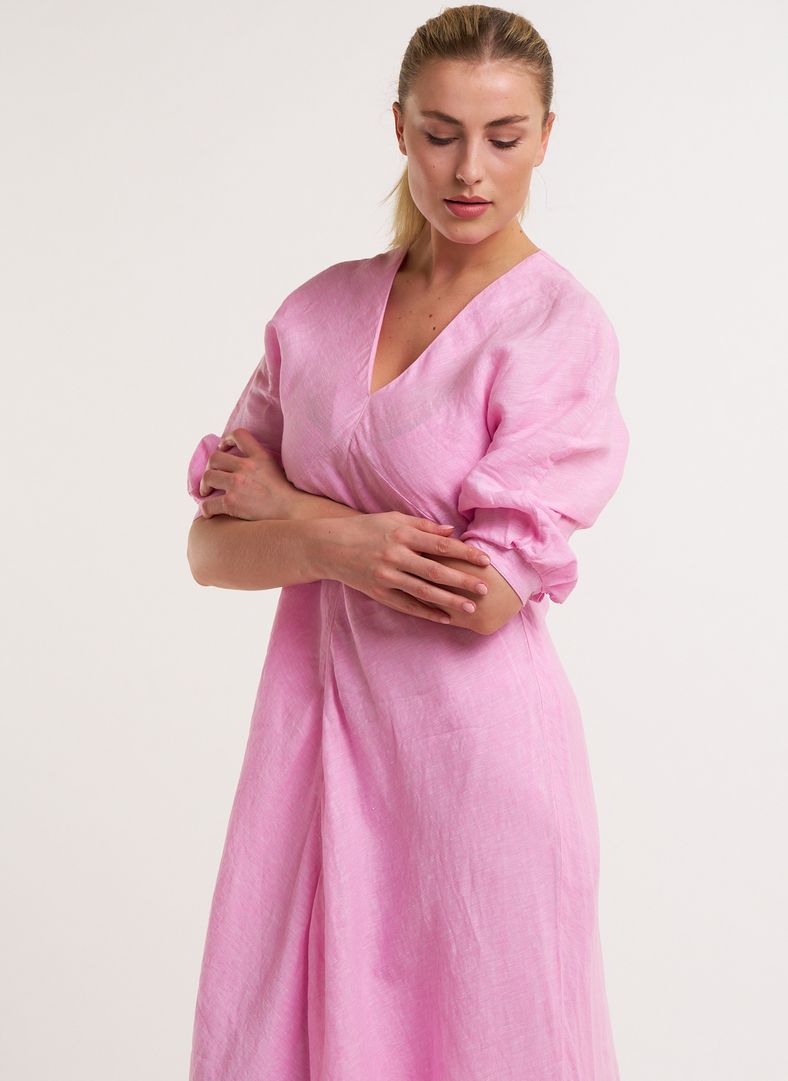 W Linen Breeze Dress