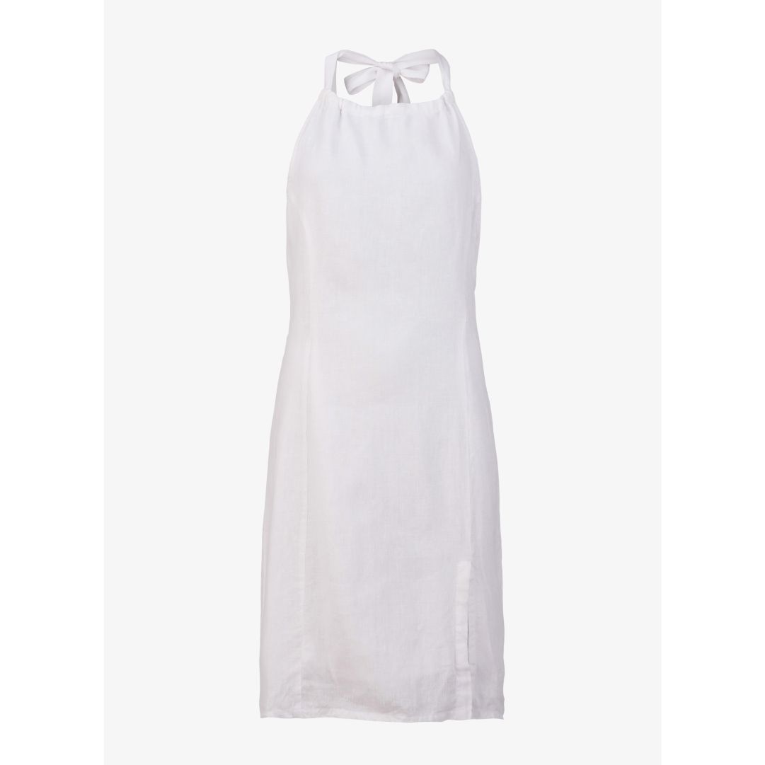 W Linen Halterneck Dress W Linen Halterneck Dress