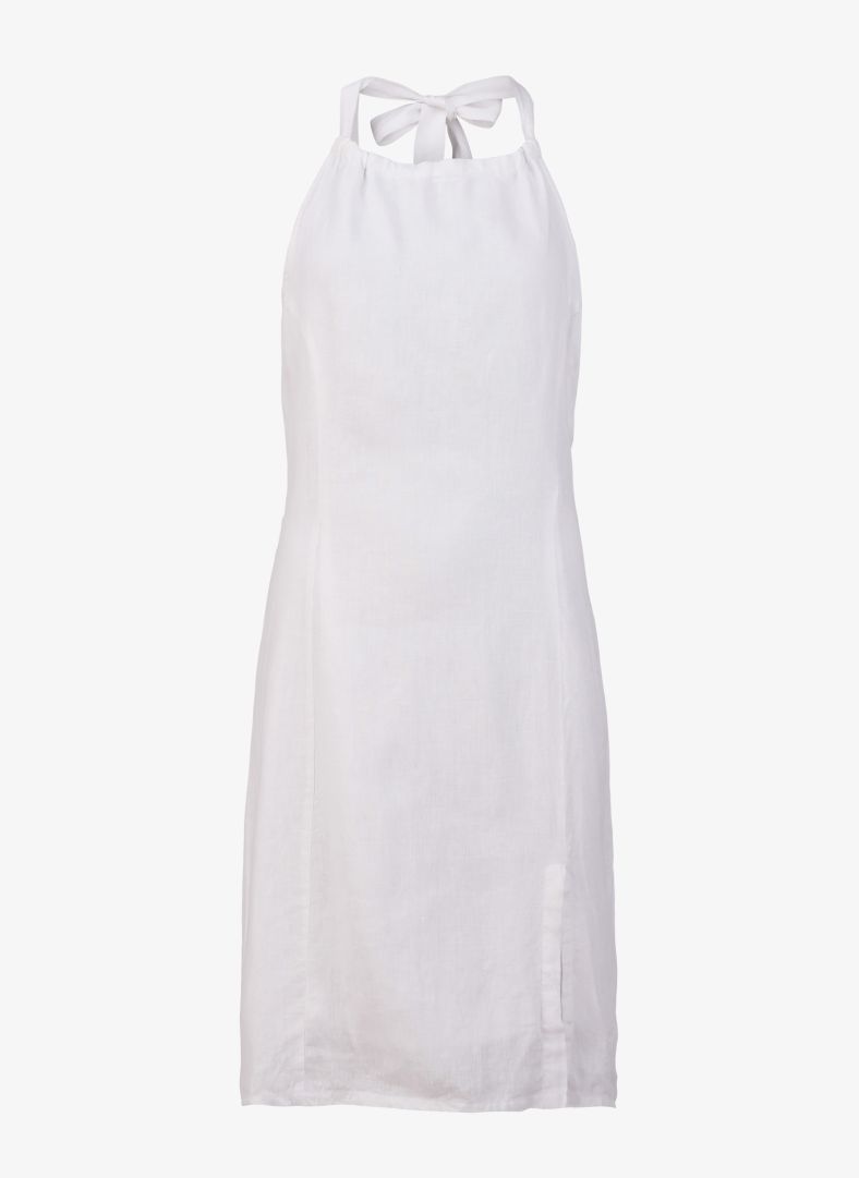 W Linen Halterneck Dress W Linen Halterneck Dress