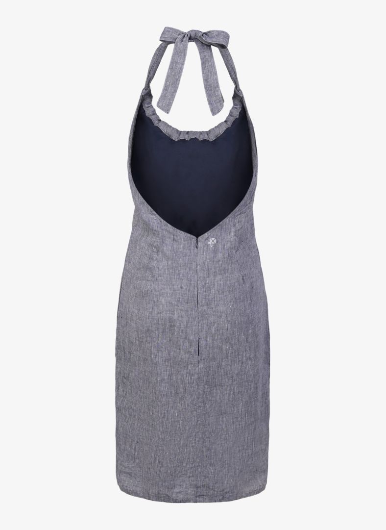 W Linen Halterneck Dress W Linen Halterneck Dress