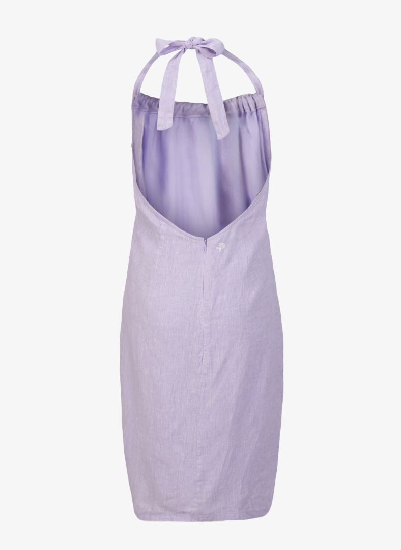 W Linen Halterneck Dress W Linen Halterneck Dress