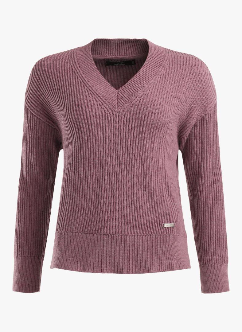 W Mons V-neck LS