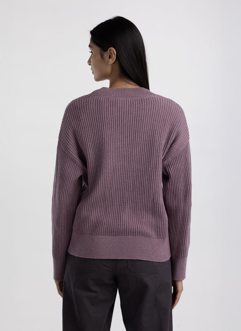 W Mons V-neck LS