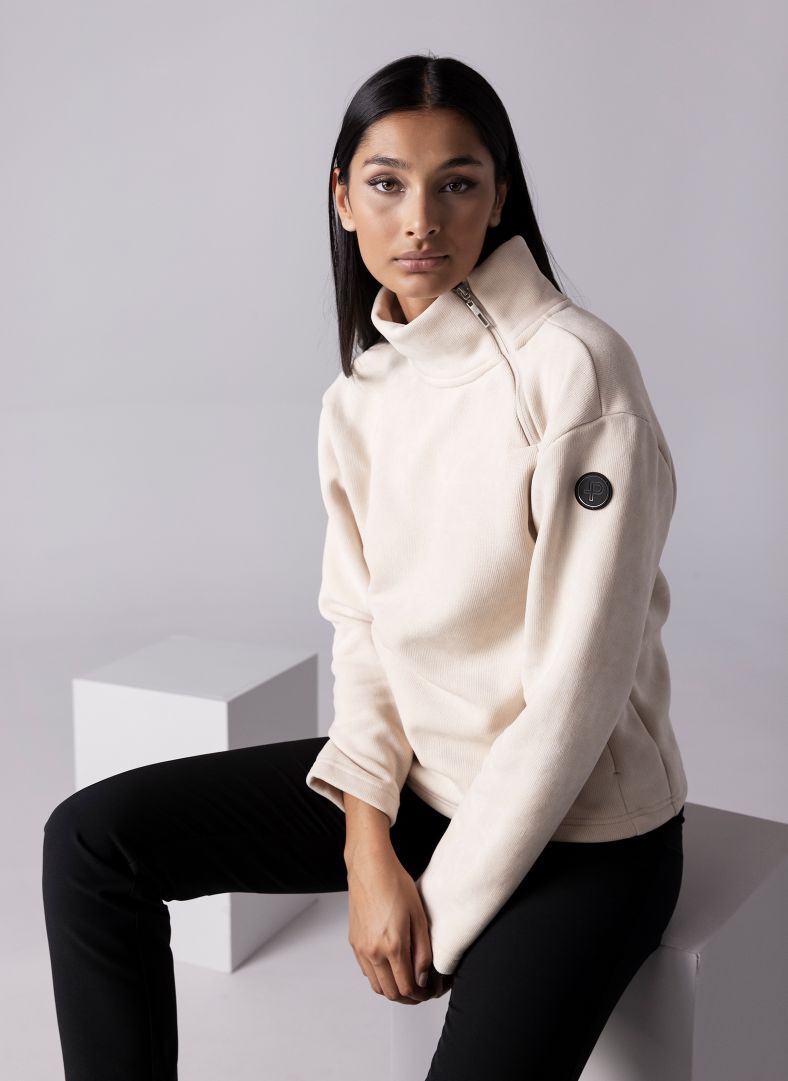 W Siviez Zip Sweater