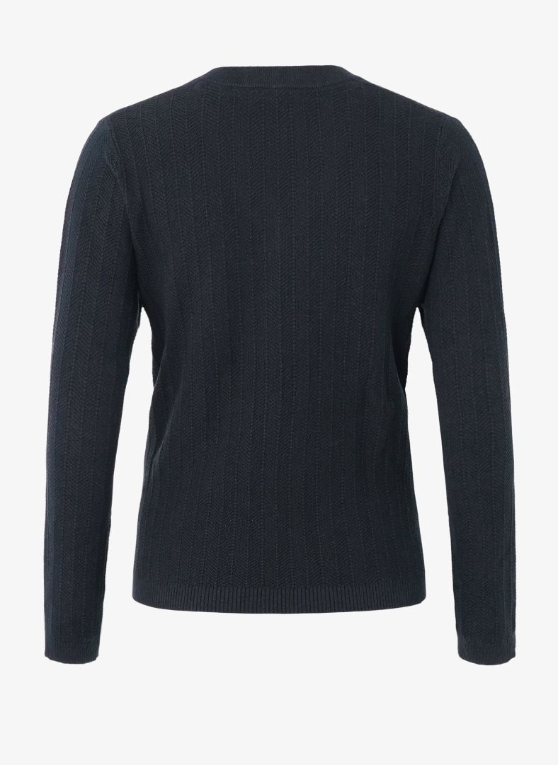 W Tiller Herringbone V-neck