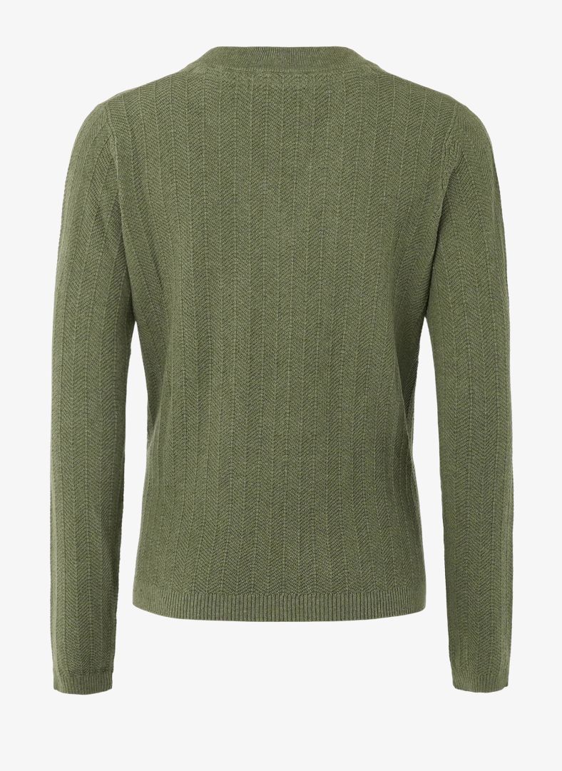W Tiller Herringbone V-neck W Tiller Herringbone V-neck