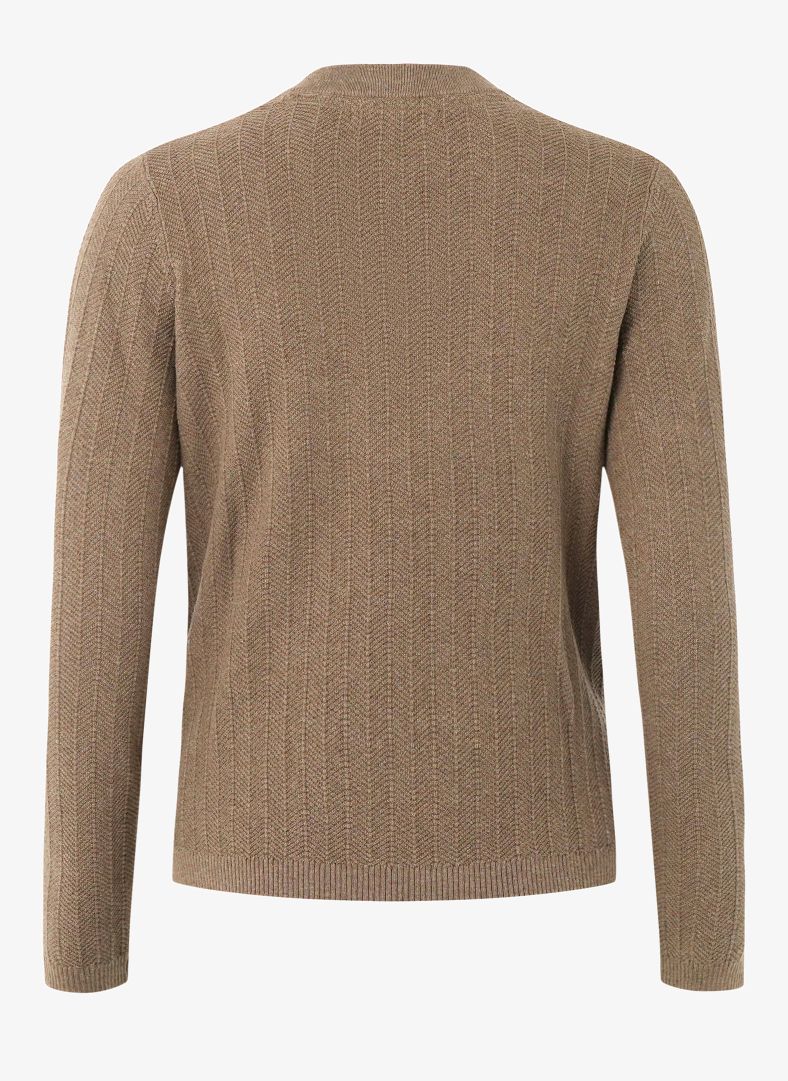 W Tiller Herringbone V-neck W Tiller Herringbone V-neck