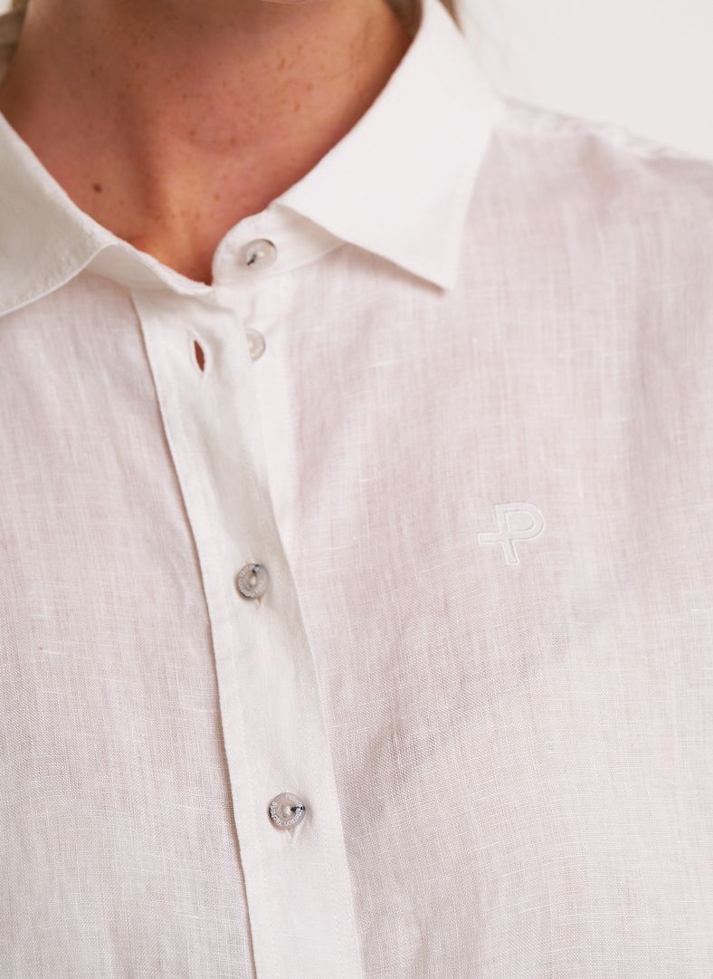 W Linen Tailored Shirt