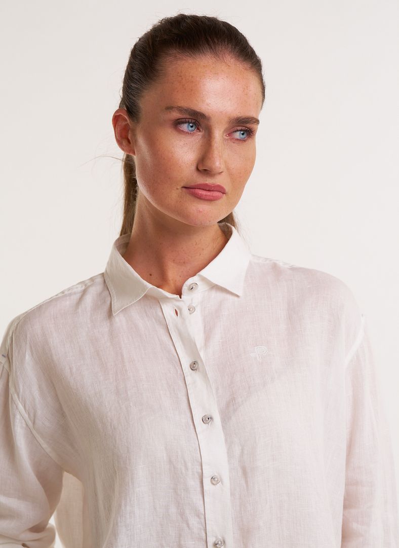 W Linen Tailored Shirt