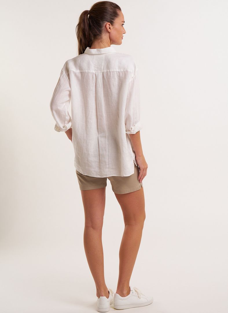W Linen Tailored Shirt