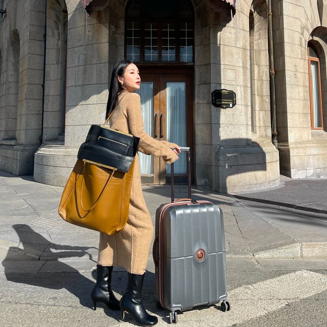 St Tropez hård resväska, 4 hjul, 77 cm