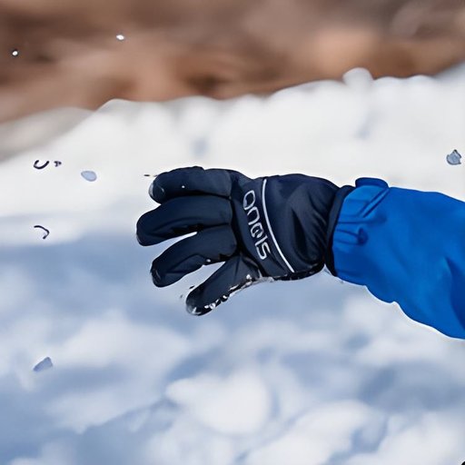 En hand som kastar en snöboll och som är iklädd skalhandsken Finger Light från Gneis barnkläder