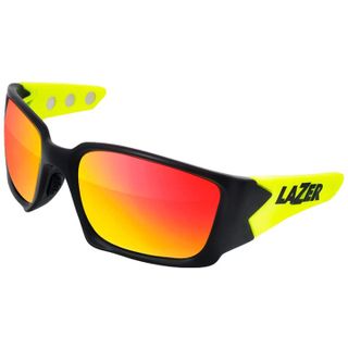 Lazer Magneto 2 M2 Pyöräilylasit mattamusta/flash keltainen