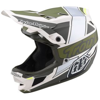 Troy Lee Designs D4 Composite Fullface pyöräilykypärä vihreä