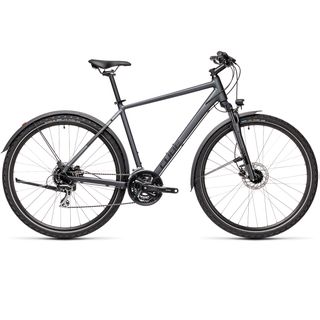 CUBE Nature Allroad 2021 hybridipyörä iridium´n´black