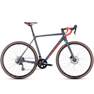 CUBE Cross Race Pro Cyclocross-pyörä grey´n´red