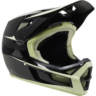 FOX Racing Rampage Comp Fullface pyöräilykypärä musta ja vihreä
