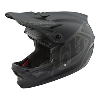 Troy Lee Design D3 Fiberlite DH Fullface Pyöräilykypärä mono black